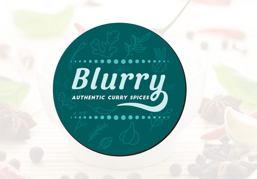 Blurry Foods, logos by Design Pitara