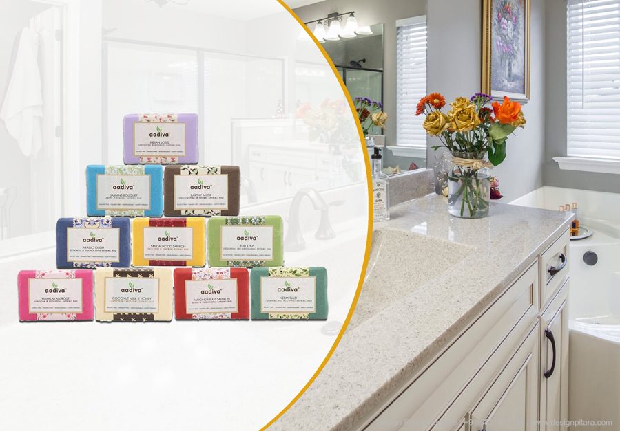 Aadiva soap label, packaging & labels by Design Pitara