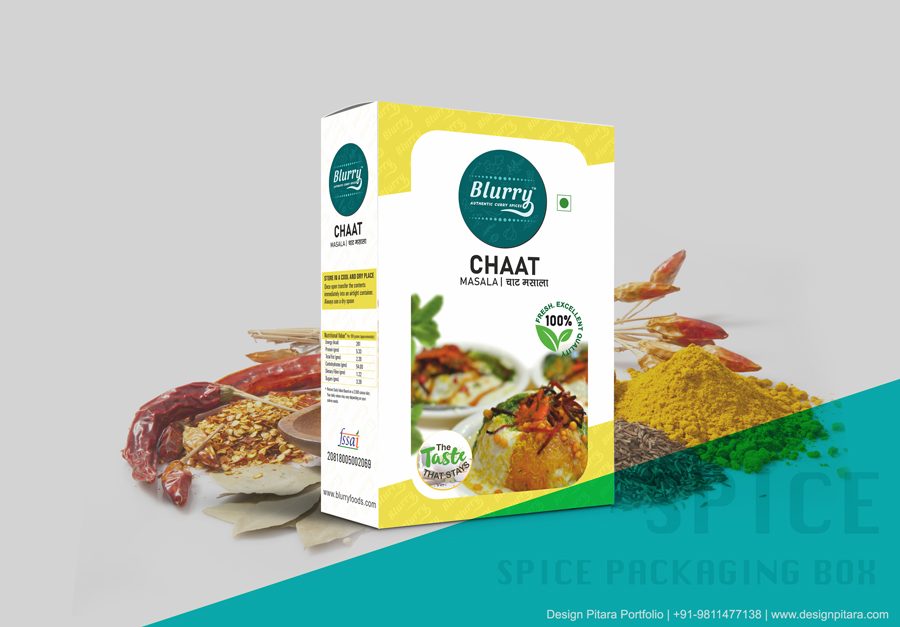 Spice packaging, packaging & labels by Design Pitara