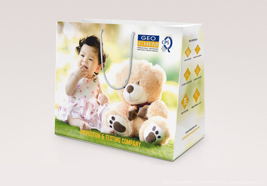 Geo Chem carry bag, packaging & labels by Design Pitara