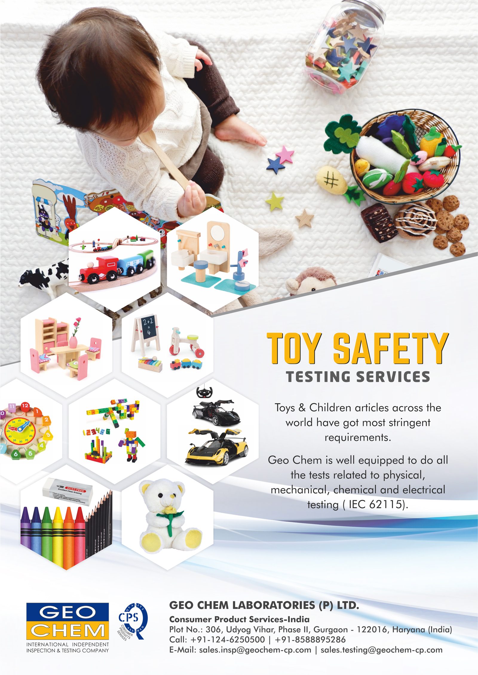 Toy testing, marketing material by Design Pitara