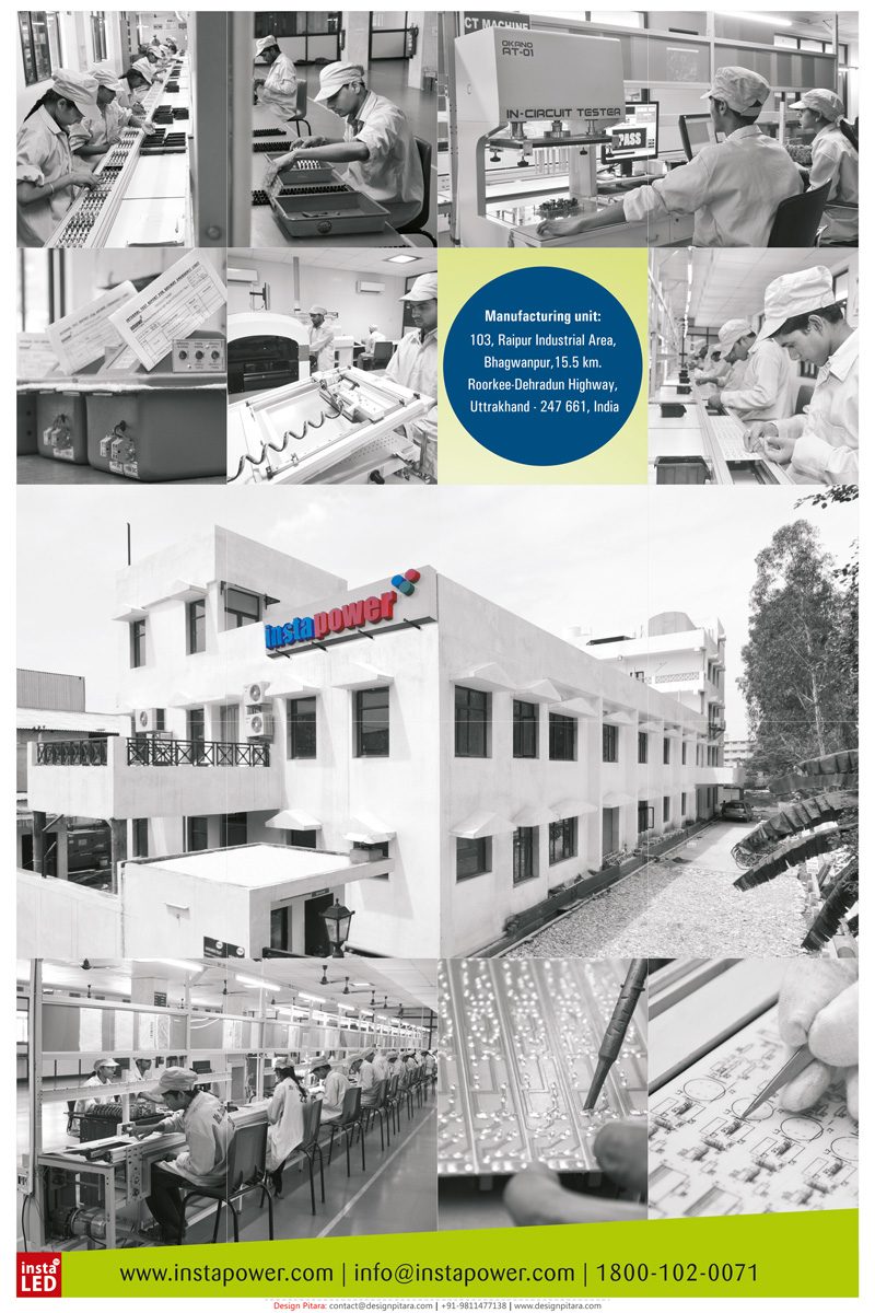 Manufacturing unit, marketing material by Design Pitara
